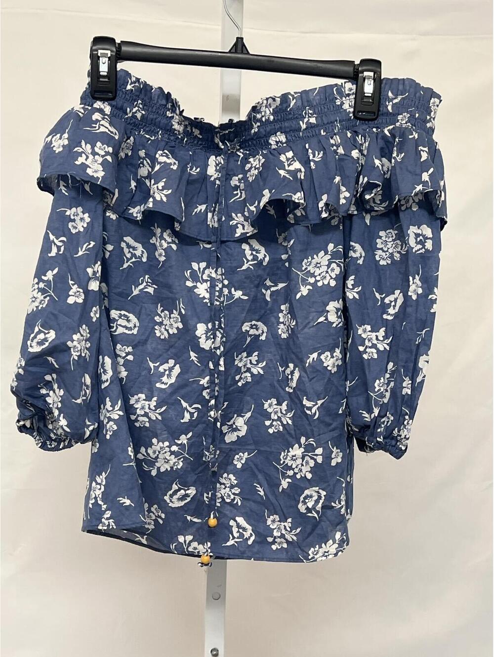 Lauren Ralph Lauren Women's Floral Voile Off-the-Shoulder Blouse - Picture 3 of 5